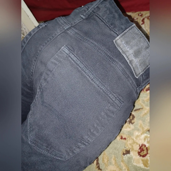 A NWOT - Vintage American Eagle Flex Black Denim Slim Jeans Mens - Picture 2 of 7